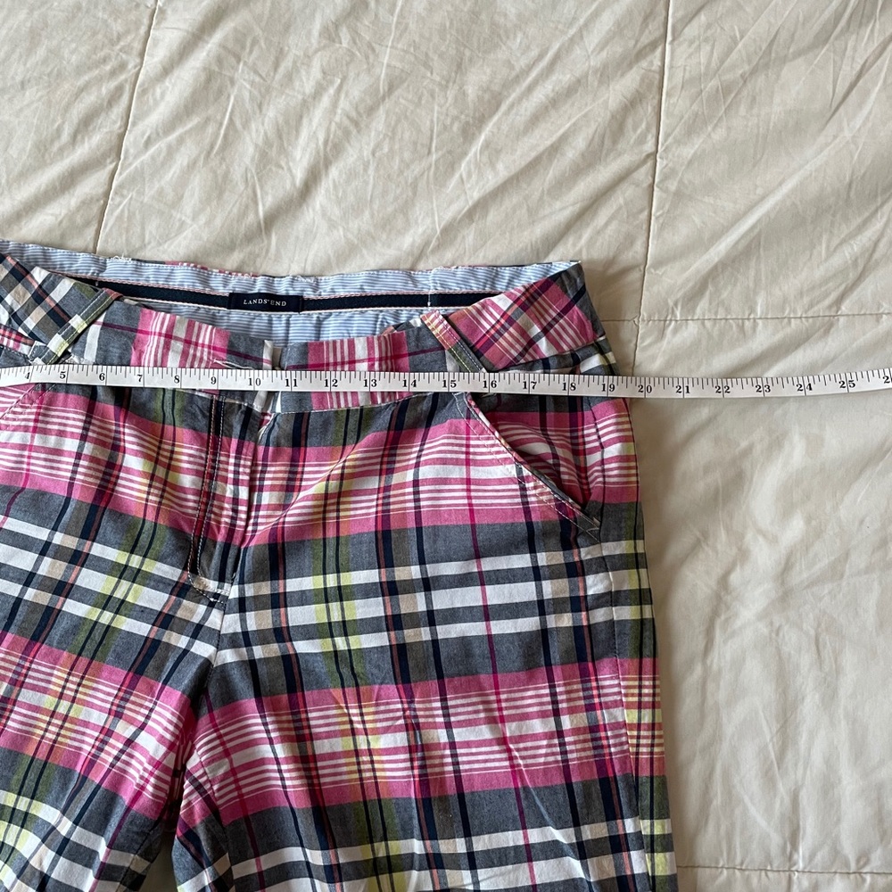 Land’s End Plaid Capris - Picture 4 of 16